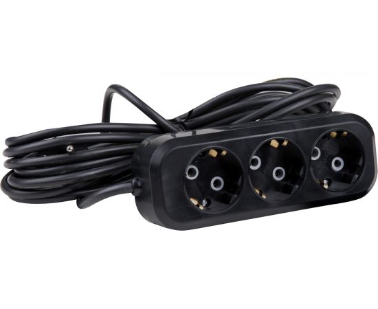 Бытовой удлинитель АТЛАНТ ПВС 3х0,75 ГОСТ 3500Вт 3 гнезда 7м 80012 