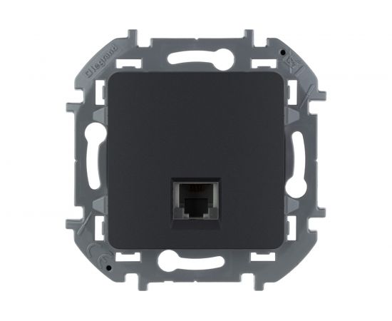 Телефонная розетка RJ11 Legrand - INSPIRIA - антрацит 673823 