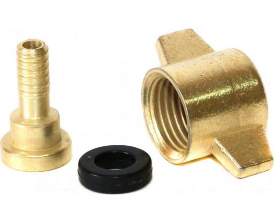 Штуцер барашек (гайка) для шланга подкачки 6 мм Pegas pneumatic 4208 