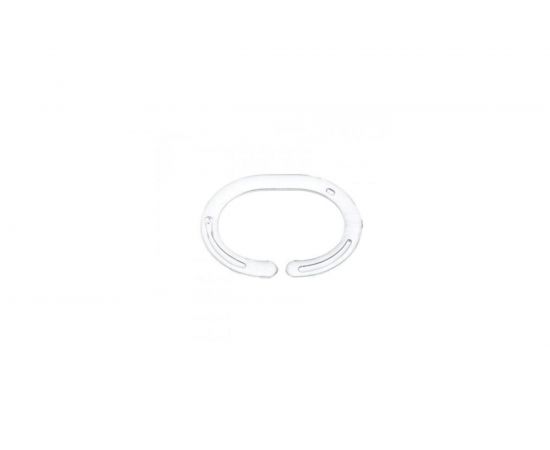 Пластиковые кольца для штор Аквалиния прозрачные, 12 шт. SCH-101PP 