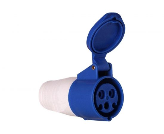 Переносная розетка EKF PROxima 213, 2Р+РЕ, 16А, 220В, IP44, SQ ps-213-16-220 