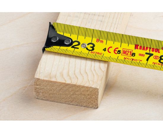 Рулетка KRAFTOOL X-Drive 8м/25мм с ударостойким обрезиненным корпусом 34122-08_z02 – изображение 11