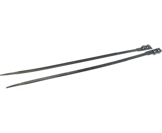 Полиамидные стяжки FORTISFLEX КСУ 9х350 черный 100 штук 53757 – изображение 2