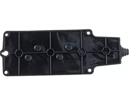 Штепсельная колодка NE-AD 2-гнезда с крышкой, с заземлением, 16А, IP54 каучук, Оранжевый 4112 – изображение 2