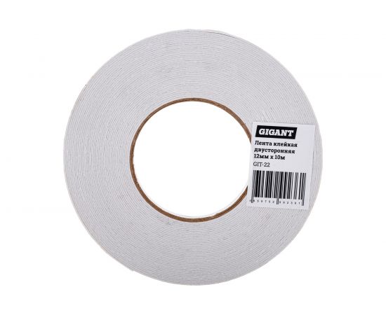 Двусторонняя клейкая лента Gigant 12мм х 10м GIT-22 – изображение 2