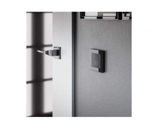 Сенсорный 2-клавишный выключатель WERKEL W4520108 с подсветкой черный a047867 – изображение 2