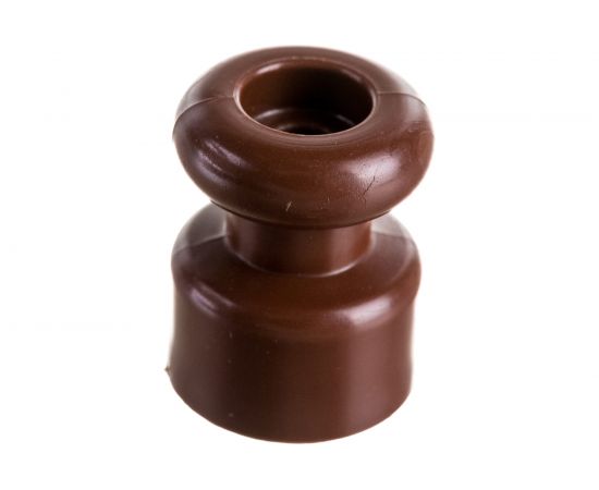 Изолятор Bylectrica упаковк�� 10шт. для витых проводов, серия РЕТРО, ЮЛИГ.757522.014 коричневый – изображение 2