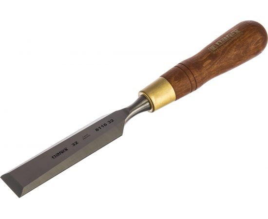 Набор из 4 плоских стамесок с ручкой NAREX WOOD LINE PLUS 8, 10, 16, 32 мм 863202 – изображение 2