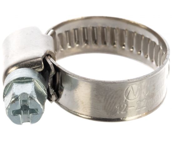 Обжимной хомут из нержавеющей стали Tech-Krep 12х22 2шт - ярлык 104043 – изображение 2