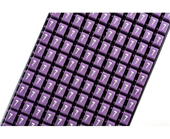 Маркер для кабеля сечением 1,5-2,5 мм DKC символ 7, 200шт MKF7S2 – изображение 3