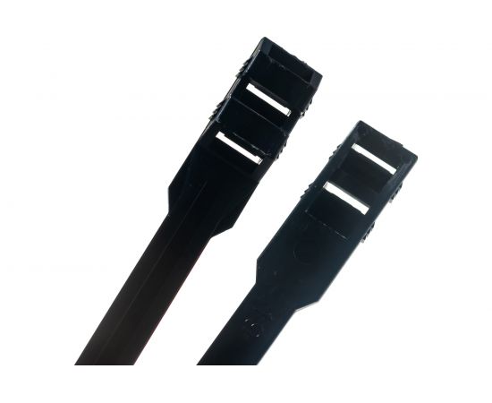 Полиамидные стяжки FORTISFLEX КСУ 9х350 черный 100 штук 53757 – изображение 3