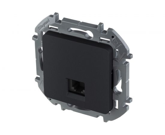 Телефонная розетка RJ11 Legrand - INSPIRIA - антрацит 673823 – изображение 3