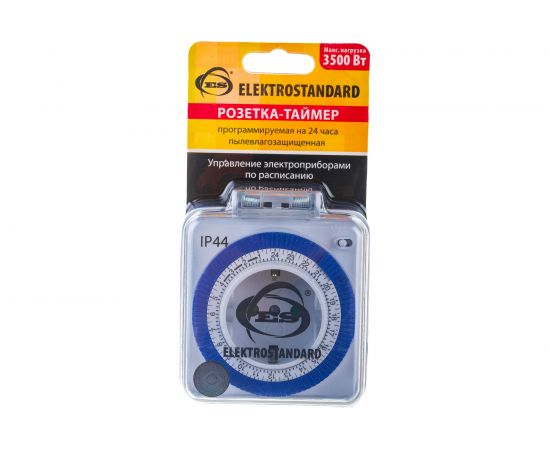 Электронная розетка-таймер Elektrostandard TMH-M-2 16A x1 IP44 Белый a026135 – изображение 3