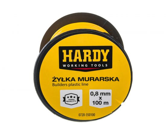 Леска каменщика для разметки HARDY 100 м желтая 0720-350100 – изображение 3