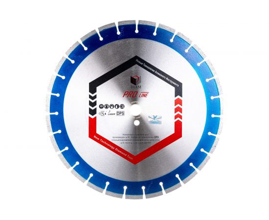 Диск алмазный отрезной по железобетону Pro Line (400х25.4 мм) Diam 030637 – изображение 3