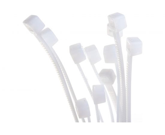 Кабельная стяжка АБК-СИЛА 3,6х400, белая, 100 шт. 11052023 – изображение 3