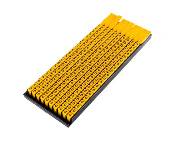 Маркер для кабеля DKC сечением 0,5-1,5 мм, символ O, 8221, 200шт MKCOS1 – изображение 4