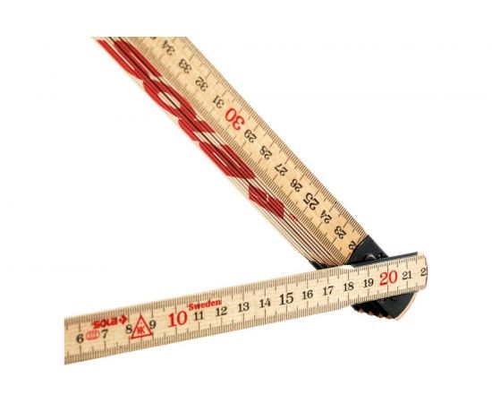 Складной метр (2 м, береза) SOLA H 2/10 53010201 – изображение 4