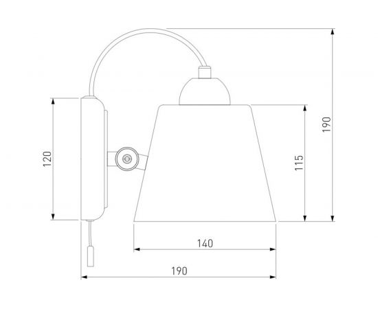 Настенный светильник Eurosvet 70083 1 золото 00000083406 – изображение 5