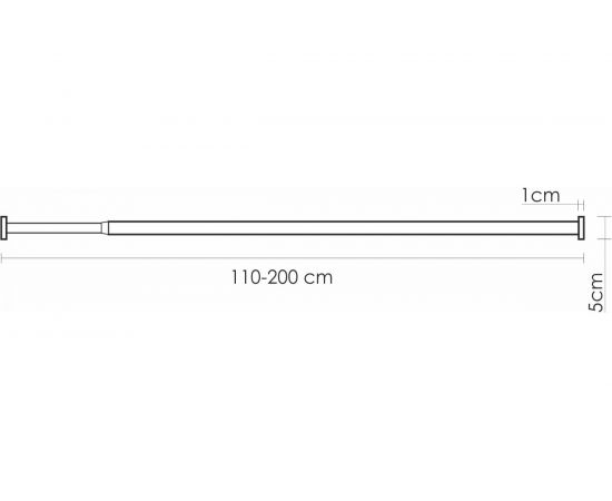 Карниз для ванной WasserKraft Dinkel SC-461120 – изображение 5