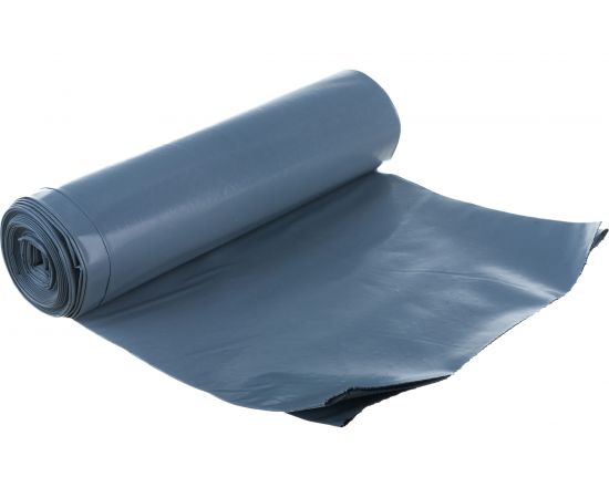 Мешки для мусора в рулоне Титан (5 шт; 70x110 см; 120 л; ПВД; 80 мкм; серые) Ромашка ТТ-ВР-120/5/14/С – изображение 5