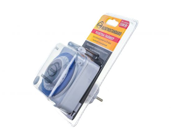 Электронная розетка-таймер Elektrostandard TMH-M-2 16A x1 IP44 Белый a026135 – изображение 5