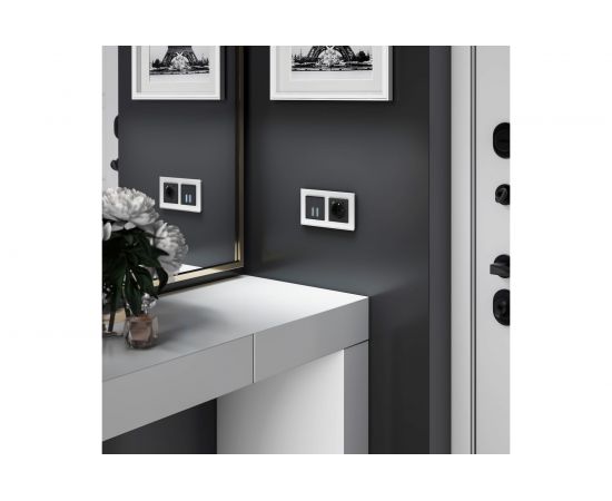 Сенсорный 2-клавишный выключатель WERKEL W4520108 с подсветкой черный a047867 – изображение 5