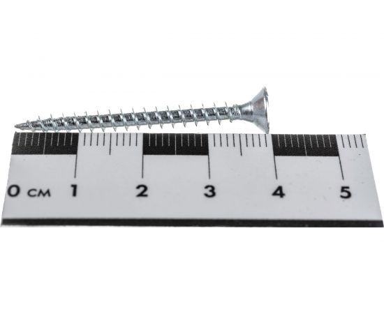 Саморез Стройметиз 4,0х40 универсальный, белый цинк уп. 200 шт. 2150675 – изображение 6