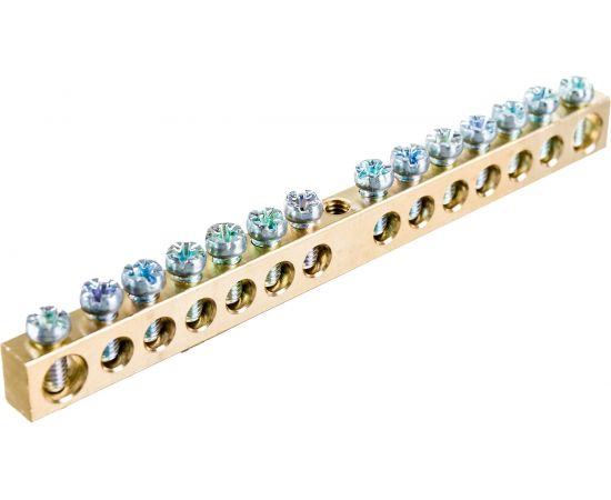 Нулевая шина, 6х9, 14/1 IEK YNN10-14-100 