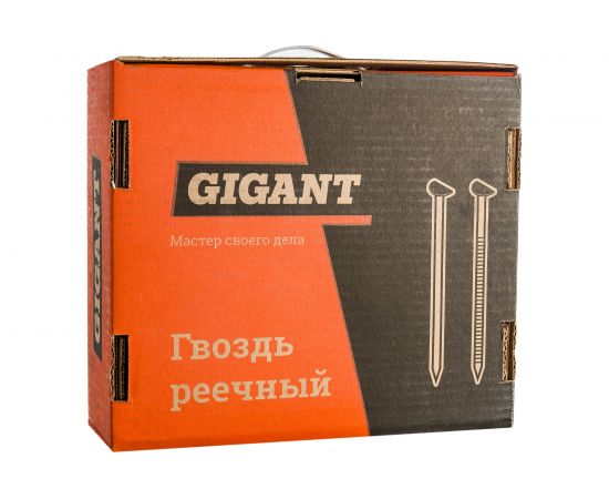 Реечный гвоздь по дереву Gigant D34, 28/50, рифл., 5000 шт. GGR-28-50 