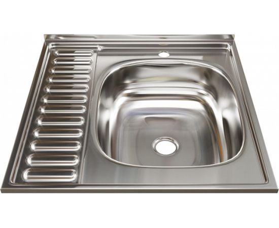Мойка mixline 60х60х16 см, 0.4, правый выпуск 1 1/2 527969 