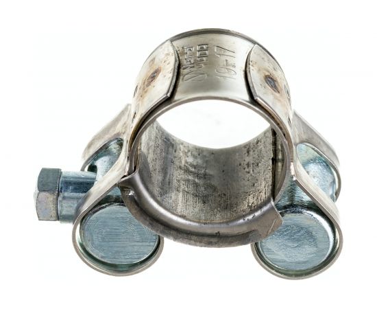 Силовой хомут Nord-Yada Д: 17-19 мм, Ш: 18 мм, Т: 0,6 мм, болт: M5х40, нерж. сталь 903113 