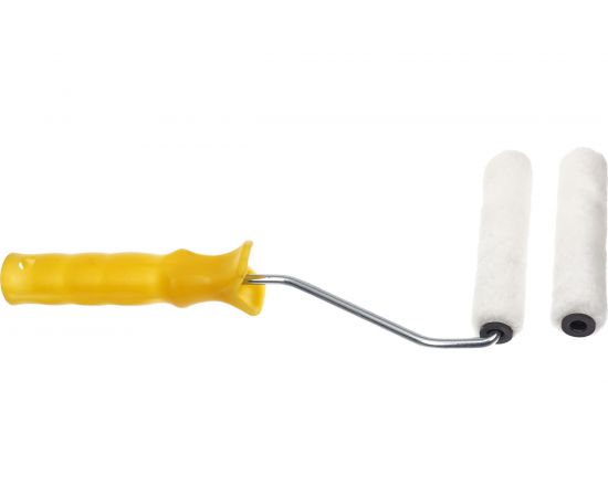 Мини-валик KORVUS с ручкой и ролик, велюр 4х110х15 мм 0416004 Лк-00008042 