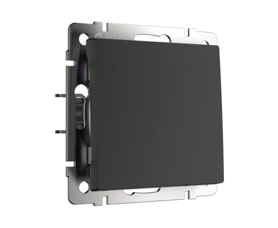 Выключатель WERKEL одноклавишный черный матовый W1110008 a051608 