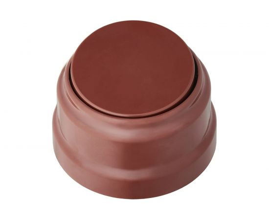 1-клавишный выключатель Bylectrica А16-2211 6А открытой установки, серия РЕТРО, коричневый, А16-2211 коричневый 