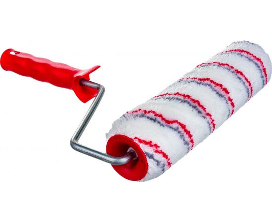 Валик с ручкой 8мм, 250мм, ворс 12мм, D 48мм, D ручки 8мм, полиамид MATRIX НЕЙЛОН Профи 80758 