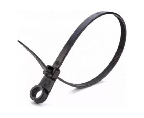 Кабельные стяжки под винт ЭРА NOKSV003, 4.8х200, черный, 100 шт. Б0051715 