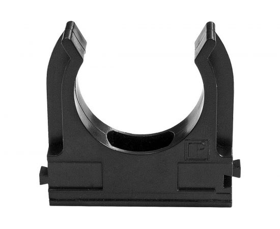 Крепёж-клипса для труб Промрукав Полистирол черная д16 100 шт. PR.02716ч 