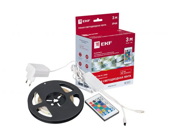 Умная светодиодная лента EKF Connect RGBW 3m slswf-3-rgbw 