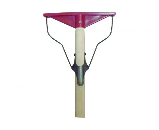 Швабра РемоКолор лентяйка, деревянная ручка, пластиковое основание, 195 мм 60-2-205 