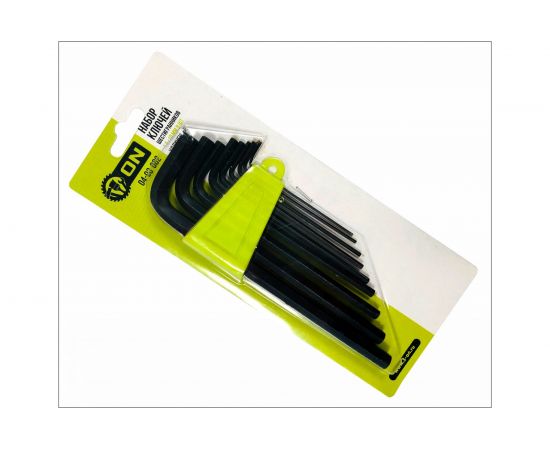 Набор шестигранных ключей On 1,5-10 мм, удлиненные, 9 шт. СR-V 04-03-002 