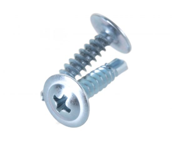 Саморезы с полусферической головкой и сверлом Профикреп цинк пакет, 4,2х19 14 шт 111734 – изображение 2