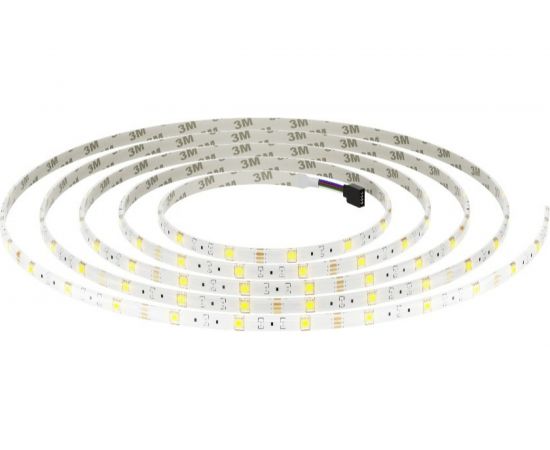 Светодиодная лента Sholtz 5м 36Вт 3000К IP65 RGB, набор: адаптер 4А 12В, пульт ДУ 12В LSR5101 – изображение 2