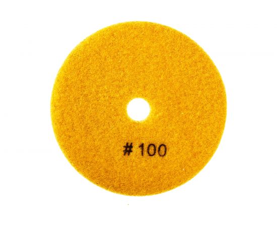 Круг алмазный гибкий шлифовальный АГШК (100 мм; Р100; без воды) BOHRER 55210010 – изображение 2