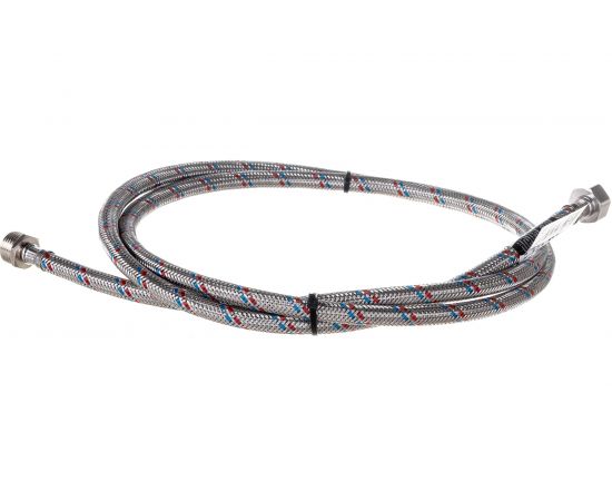 Гибкая подводка для воды Gigant с оплеткой из нержавеющей стали, 1/2""х200 см, г/ш P-200-GW – изображение 2