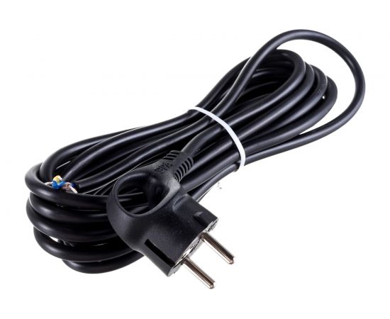Сетевой шнур с вилкой ЭРА U3x15mB с заземлением 5м ПВС 3x1мм2 черный Б0048703 – изображение 2