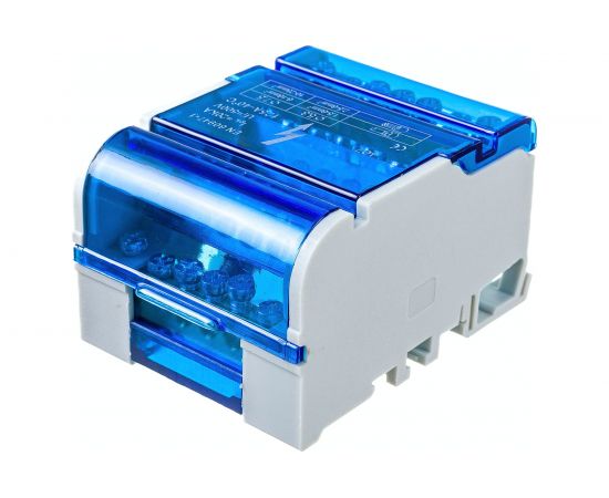 Шина на DIN-рейку в корпусе (кросс-модуль) STEKKER 4x7 3L+PEN LD505-407 39683 – изображение 2