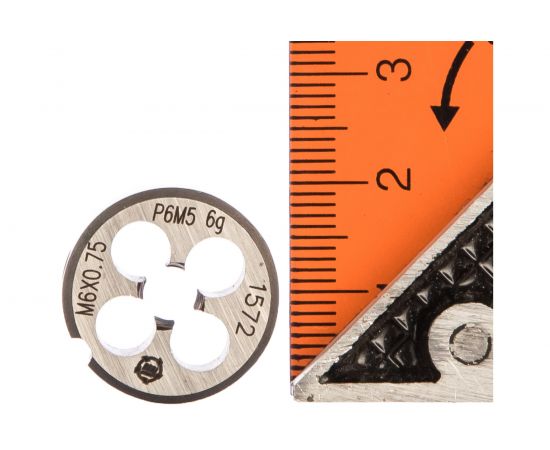 Плашка М 6 х0.75 Р6М5 6g ТМ Туламаш 141218 – изображение 2