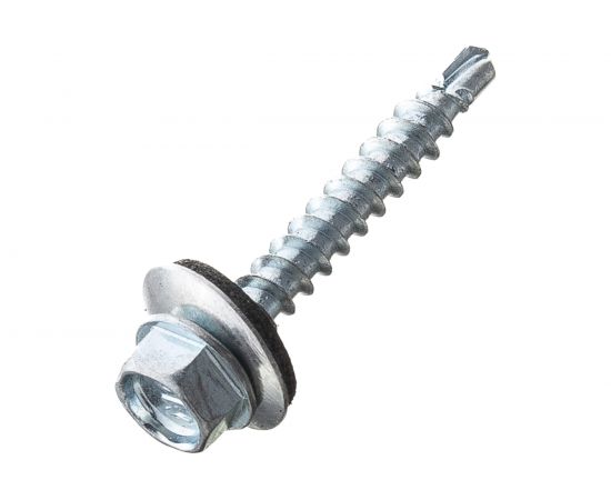 Саморез с шайбой EPDM BEFAST 4.8х35 ф, уменьш. Сверло, 500 шт SSF48035500S – изображение 2