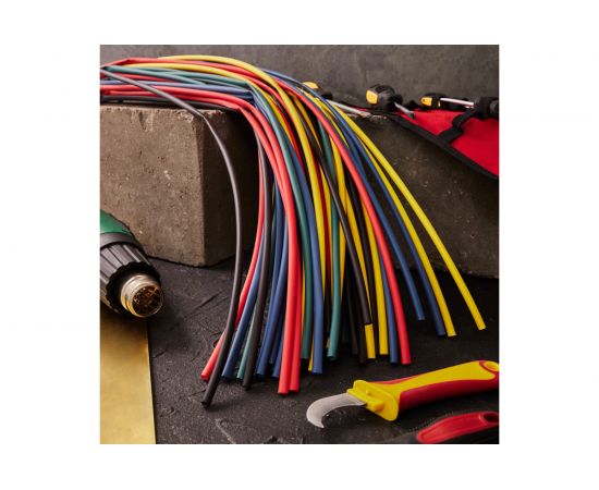 Набор термоусадочной трубки REXANT 6.0/3.0 мм, 1м, 5 цветов, 50 шт. 29-0156 – изображение 3